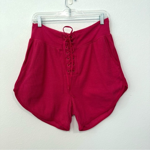 Free People Movement Can't Handle This Shorts Pink, Size Medium - Picture 2 of 12